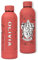Harry Potter - Edelstahl-Wasserflasche, personalisierbar, Burgunderrot, Hogwarts-Design, 700 ml, auslaufsichere Wasserflasche, Geschenke