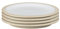 Denby Greenwich Medium Plate Set of 4, Cream