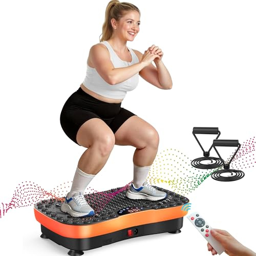 AXV - Exercise machine with vibration platform, vibration, lymphatic drainage, agitator, full body training, vibration, stirring board, sports pad,