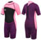Yikayin Neoprenanzug Kinder Kurz, 2.5mm Neopren Shorty für Jungen Mädchen, Thermo UV Schwimmanzug Rückenreißverschluss zum Schwimmkurs, Tauchen, Surfen, Schnorcheln