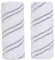 ZEZEFUFU Lot de 2 brosses de rechange en microfibre pour sols durs Karcher FC3 FC5 FC7