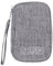 FAVORTALK Travel Essentials Women Men Waterproof Cable Organizer Bag for Electronic Accessories Small Universal Storage Bags for Cord Power Bank Headphone Charger, Gray B21705