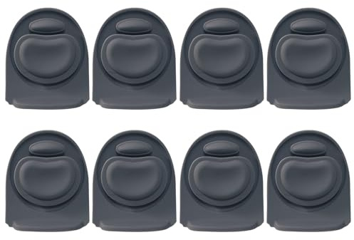 8Pcs Water Bottle Stoppers Water Bottle Top Lid for Owala 19/24/32/40oz Seal Bottle Cap eusable Lid Stopper Gasket for Owala Accessories Grey