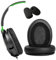 V-MOTA Ear Pads + Mic Windproof Sponge Replacement Compatible with Turtle Beach Ear Force Recon 50x 50p 50 60p 150 70 70N 70X Gaming Headphones (1 Set) (Black Protein Leather)