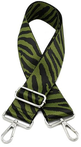 Angtex Taschengurt für Damen-Handtaschen (Tiger schwarz-grün)