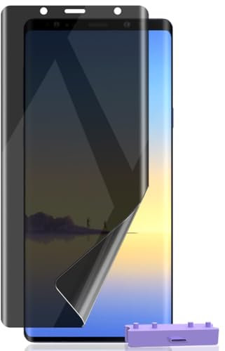 Zerrshoo Schutzfolie für Samsung Galaxy Note 9 Sichtschut/Schutzfolie [ ist nicht gehärtetes Glas ] 1 Stück. Anti-Spy Privatsphäre Weich TPU Folie für Galaxy Note 9 Displayschutz Privacy