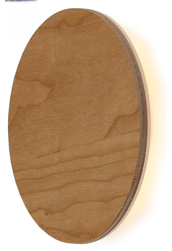 Northpoint LED Wandleuchte Indirektes Licht Echtholz (Bewegungsmelder Kirschholz)