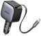 UGREEN Nexode 60W 3-Port Zigarettenanzünder USB-C Ausziehbares Auto Ladegerät 30W integriertes USB C Kabel Auto zubehör Auto KfZ 12V Adapter für iPhone 16/15, Galaxy S25/24, GPS usw.