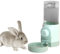 Bebedero Conejo para Jaula,500ml Grande Botella Agua Conejo,Bebedero Hamster,Bebedero para Conejos,Bebedero Cobaya,Dispensador de Agua Suspendido para Animales Pequeños Erizos y Ardillas (Verde)