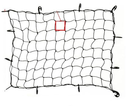 Gepackträger 120x90cm 4X4 SUV Pickup Auto Dachträger Frachtbox Netzkorb Duty Elastic Bungee Rooftop Mesh Gepäckaufbewahrung Träger LKW Dachgepäckträger