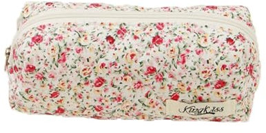 Qiwenr Federmäppchen Federmappe Bleistift,Rose Pencil Case, Mäppchen ETU, die Cartoon-Tasche ist Klein und süß und Kann als Spielzeugtasche, Schlüsseltasche Verwendet Werden, Geldtasche