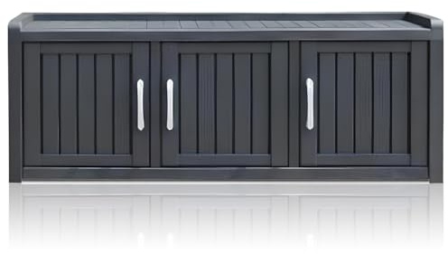 InTheMarket Large Outdoor Storage Box with Lockable Lid – Weather-Resistant Resin or Polypropylene – 118L to 880L – Waterproof Deck Box for Patio, Garden, Garage – Dual-Use Seat & Organizer Bin