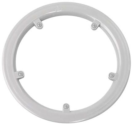 Baoblaze Kettenschutz Fahrrad mit 5 Löcher, Tragbarer Kettenschleifschutz für Fahrräder, Leichte Fahren Ersatzlieferungen, Kettenrad Schutzhülle für Mountainbikes, Rennräder, Hellgrau