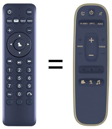 TCNOUMT Audio-Ersatz-Fernbedienung für Polk RE9641-1 RE9114-1 Magnifi-Mini Soundbar