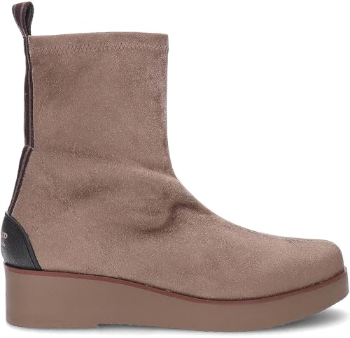 Pedro Miralles Damen 27500 Wildleder Strech Stiefel, Taupe, 36 EU