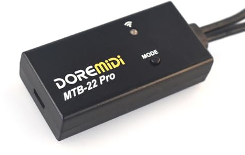 Aumotop MIDI-Adapter BT 5.0, Kabelloses Anti-Interferenz-Gerät für Elektronische Klaviere, Digitalpianos, MIDI-Keyboards für Musikbegeisterte