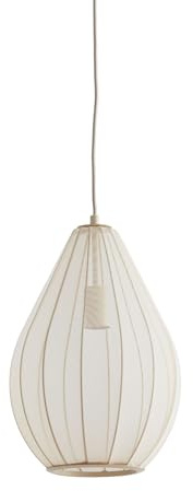 Light & Living Hängeleuchte Itela - Braun - Ø28cm | Rund - Modern - Textilien - Hängelampe & Pendellampe - Lampe Wohnzimmer & Schlafzimmer - Pendelleuchte Esstisch