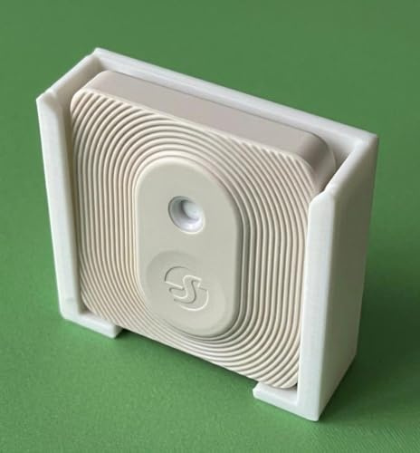 SOIXX Wandhalter für Shelly BLU H&T ZB - Zigbee Temperatur- Feuchtigkeitssensor Weiß Halter