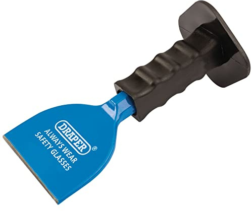 Draper BD6G/A Brick Bolster with Hand Guard, Blue, 225 x 100 mm