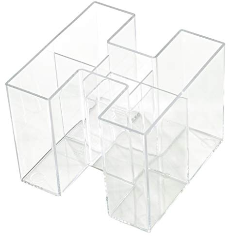 HAN 17456-23, BRAVO Desk Tidy. A real eye-catcher: trendy, glossy, expandable, distinctive and puristic, transparent crystal-clear