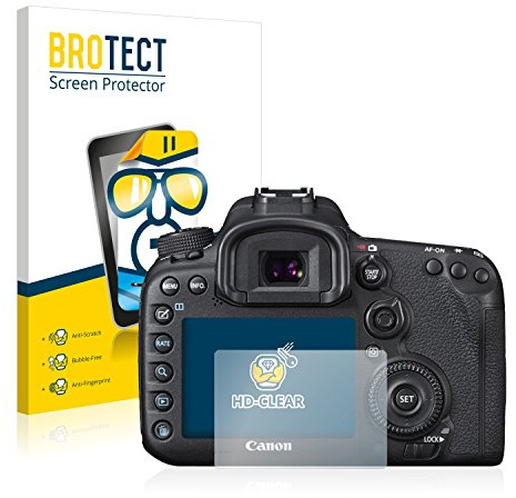 BROTECT (2 Stück Schutzfolie für Canon EOS 7D Mark II Displayschutz Folie Made in Germany, Ultra-Klar
