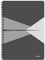 Leitz 44950085 Office Collegeblock A4 kariert, spiralgebunden mit PP Einband Grau