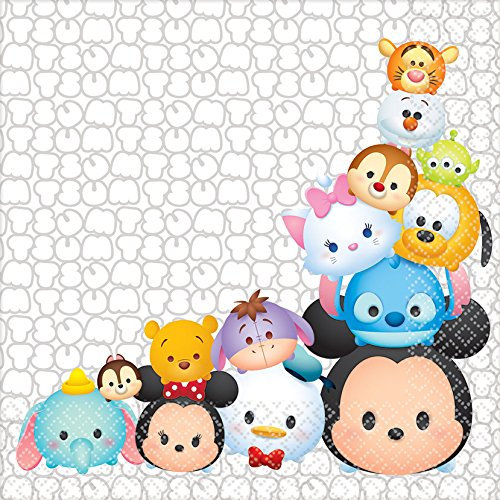 amscan Disney Tsum Tsum Lunch Napkins Birthday Party Supplies