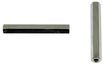 SN-TEC Distanzmutter/Langmutter/Distanzbolzen 6-kant M5 x 50mm verzinkt (10 Stück)