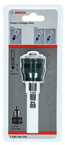 Bosch Professional 1x Power Change Plus Adapter (Aufnahme 3/8“, Sechskant, Ø 8,7 mm, Zubehör Lochsäge)