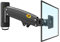NB North Bayou Wandhalterung für Monitor TV-Halterung Gasdruckfeder geeignet für 24-35 Computermonitoren oder Fernseher mit einem Gewicht von 3 kg bis 12 kg(Schwarz)