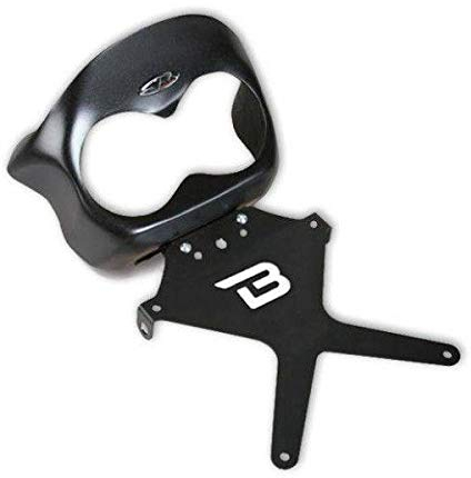 Kennzeichenhalter aus Aluminium für Barracuda Suzuki GSR 600, verstellbar und neigbar