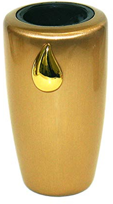 Grabvase 'Träne' aus Bronze (Wandvase) | Sie sind auf der Suche nach Einer Grabvase aus Bronze? Bei unserem Urnengeschäft sind Sie genau richtig. Große Auswahl an Urnen Gratis Versand