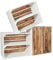 CHICCIE 3 Set Holzkiste Grete Weiß Geflammt 50x40x30cm - Langes Regal Weinkiste