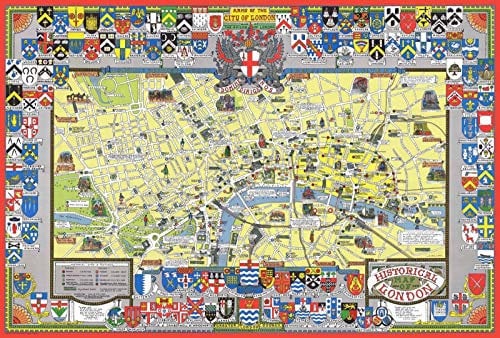 JG Historical Map of London 1000 piece jigsaw