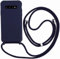 Ququcheng Kompatibel mit Samsung Galaxy S10 Hülle,Handykette Hülle Silikon Seil Necklace Handyhülle mit Kordel Tasche TPU Bumper Schutzhülle für Samsung Galaxy S10-Blau