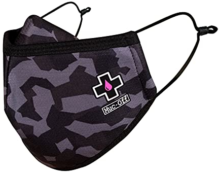 Muc-Off Wiederverwendbarer Masken Mundschutz Urban Camo, Klein – Mund und Nasenschutz mit Verstellbaren Trägern mit Staubfilter in der Mittleren Schicht – Maske mit Filter, Bis zu 20 Mal Waschbar