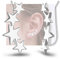 Sterling Silber Stern Ohr Climber - Hypoallergene Ohrmanschetten Sterne Ear Crawler für Frauen Mädchen, Nicht Bekannt