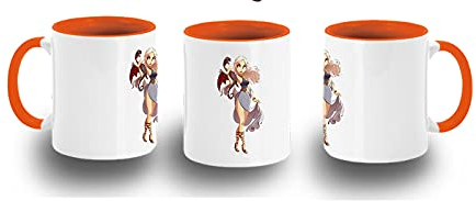 MERCHANDMANIA TAZA NARANJA PRINCESA MADRE DE DRAGONES REINO color mug