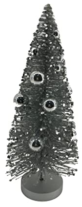 Tarrington House Weihnachtsbaum dekoriert, Kunststoff, 32 x 11.4 cm, silber