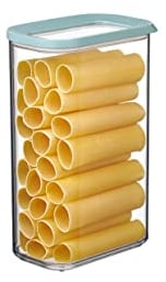Mepal - Lebensmittelbehälter Rechteckige Modula - Transparente Vorratsbox mit Deckel - Küchenorganizer & Aufbewahrungsbox aus Kunststoff - Stapelbar & Luftdicht - 2000 ml - Nordic Green