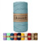 Likeecords Poliestere Corda 4mm x 130m,Cordino Per Borse Uncinetto,Polipropilene Macrame Corda intrecciata,Macramè Filo per Appendiabiti per Fiori, Home Decor （Verde）