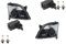 Johns, Scheinwerfer passend für Opel Vectra Set C 2002-2005 schw. + H7 LR. + Stellmotor