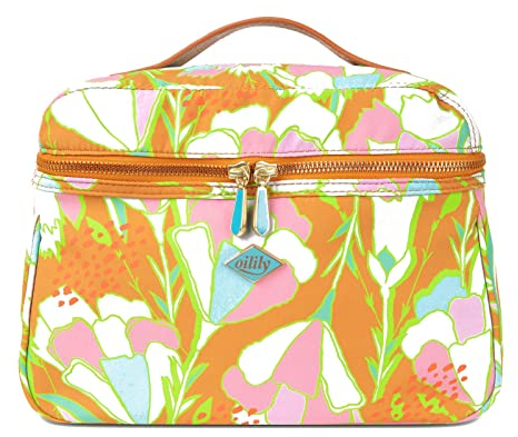 Oilily Coco Beauty Case Carnation Sudan Brown