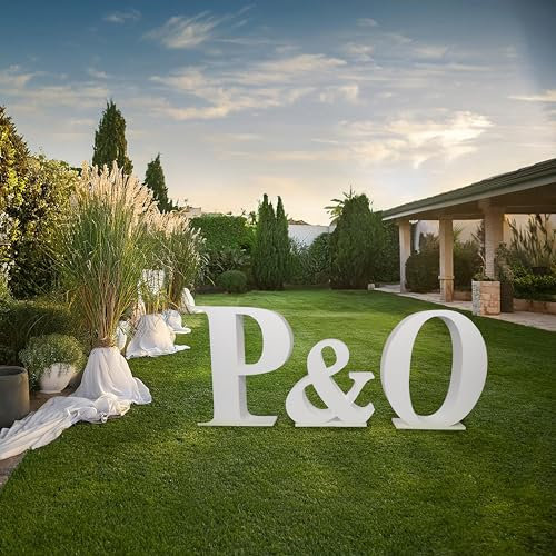 DecoPorex - Letras Gigantes 60 cm en Poliestireno para Bodas y Eventos