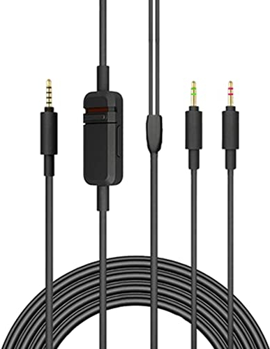Janjunsi Audio Kopfhörer Kabel Kompatibel mit beyerdynamic MMX 300 Gaming Headset (2nd Generation) - 3.5mm Kabel mit Lautstärkeregler, Computer Version