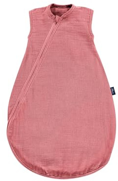 Alvi Sommertraum Mull | Sommerschlafsack für Babys mit 0.5 TOG aus 100 % Baumwolle, atmungsaktiv und leicht für warme Nächte