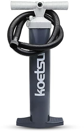 HUIOP Two-way Manual Pump, Two-way Manual Pump for Inflatable Kayak Bed Pool Sofa Tent Multifunctional Hand Pump Portable High Pressure Dual-Use Inflation and Deflation Air Pump