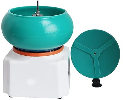 Amhuui Rock Tumbler Kit, 12-Zoll-Vibrations-Tumbler-Polierer, Professionelles Rock Tumbler-Kit, Praktische Bedienung, Rock Tumbler-Maschine Für Erwachsene Und Kinder