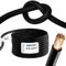 EBROM Câble de batterie très flexible Hi-Flex (Hi Flex) 4 mm² - Vendu au mètre en noir - Très flexible - Gaine en PVC (70 ± 5 Shore) 99,9 % cuivre OFC 4 mm² - Comme câble de démarrage, câble de charge
