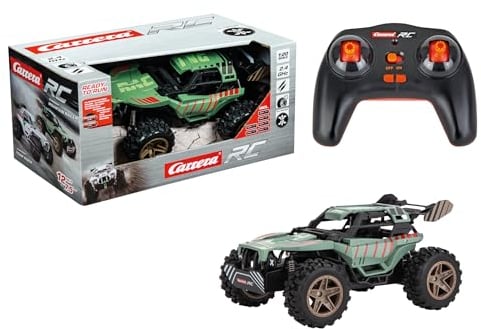 Carrera RC I 2,4GHz Mountain Racer I RC Buggy mit voller Fahr- und Lenkfunktion I Vollgefedertes Fahrzeug I Ferngesteuert I Luftreifen I Action im Gelände I Geeignet für Jungen&Mädchen ab 6 Jahren